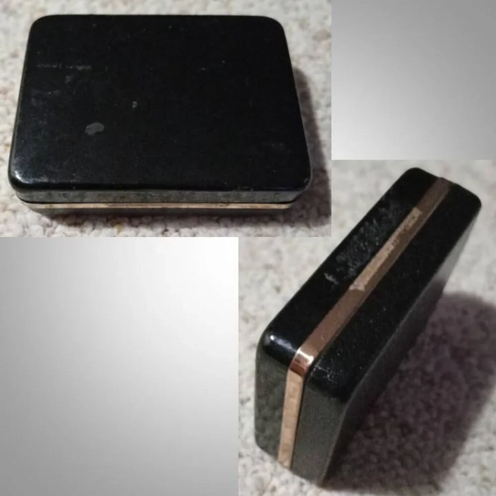 Vintage Grand Prix Swank tiger's eye cufflink and tie tack boxed set